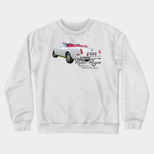 1989 Rolls-Royce Corniche II Convertible Crewneck Sweatshirt by Gestalt Imagery